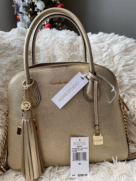 Michael michael kors mercer large dome satchel 